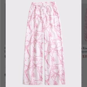 Abercrombie High Rise Sunday Wide Leg Sweatpant